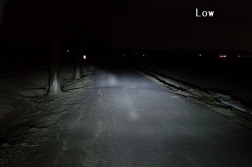 LEDヘッドライトバルブ 路上 Low 追加写真