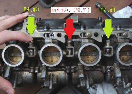 開度調整ねじ